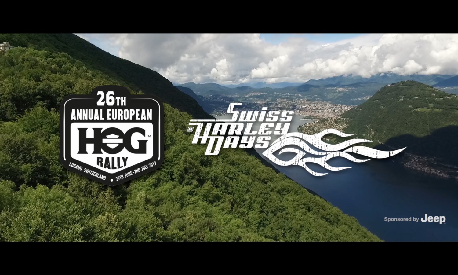 Harley-Davidson event aerial photography.