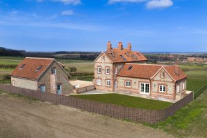 Aerial photograph of a property in Burnham Market