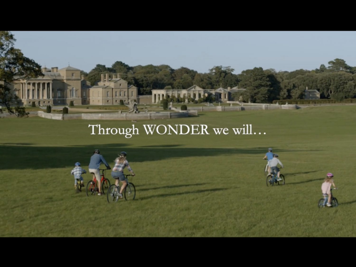 Aerial footage for Holkham Hall in Norfolk