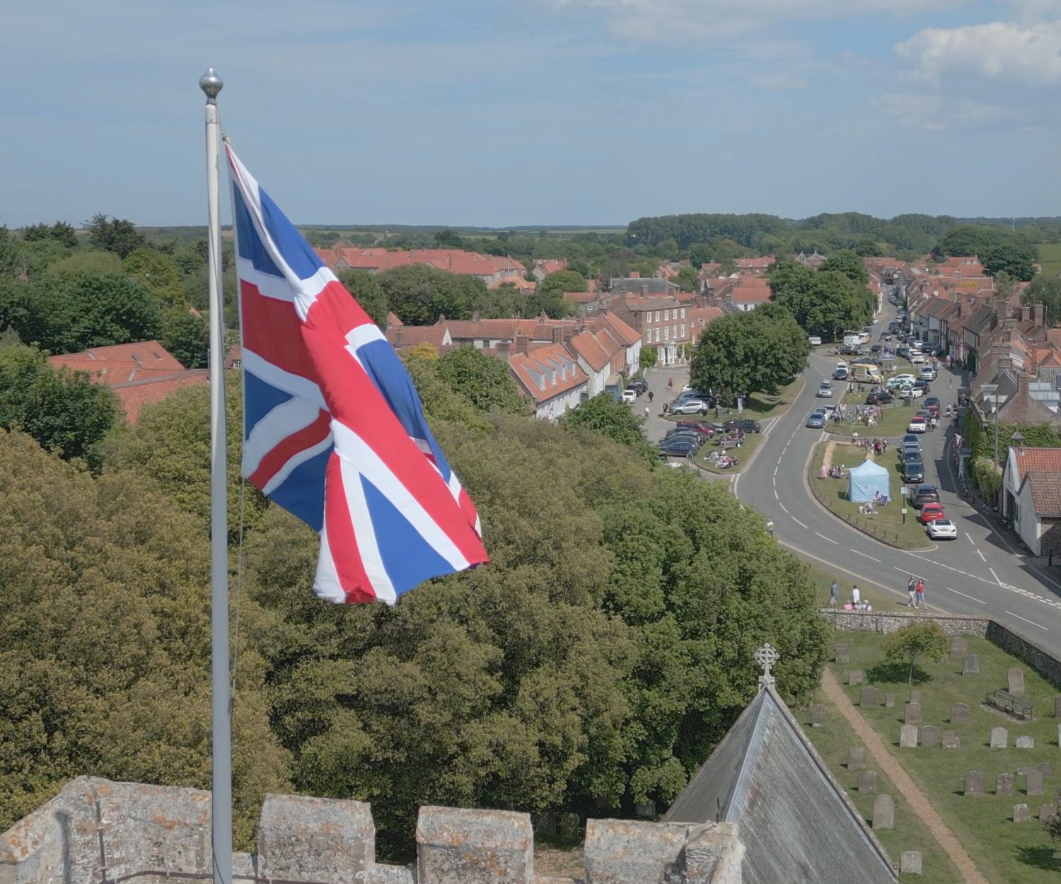 Burnham Market Norfolk Drone